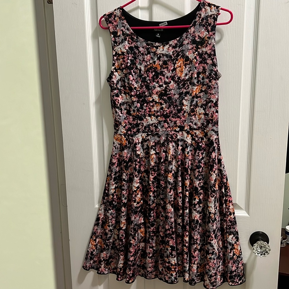 Floral Flared Dress